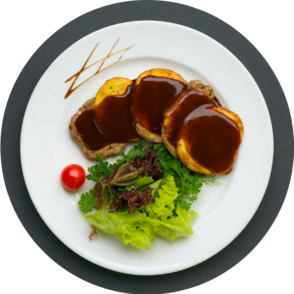 Блюдо из мясного меню ресторана